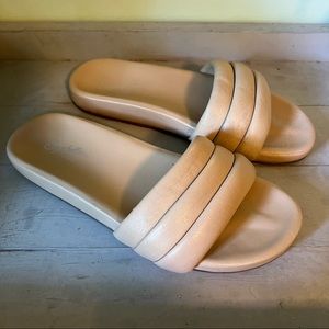 Seychelles tan slide sandals